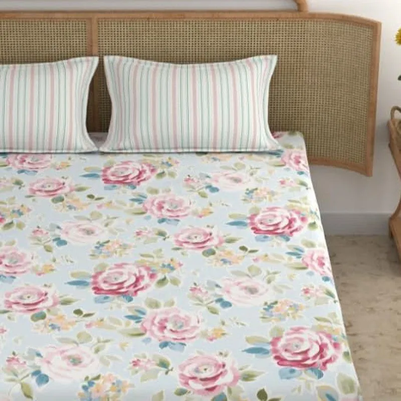 Gulzar King Fitted Microfiber Bedsheet - 150 GSM media 6