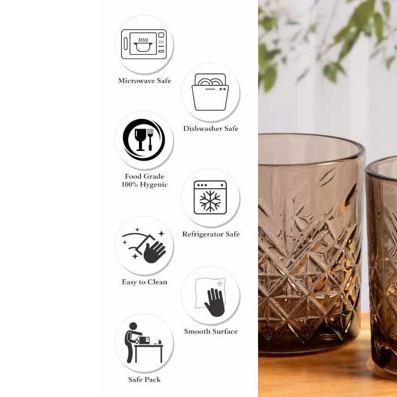 Pasabahce Billy Brown Whiskey Glass (345 mL) - Set Of Four media 6