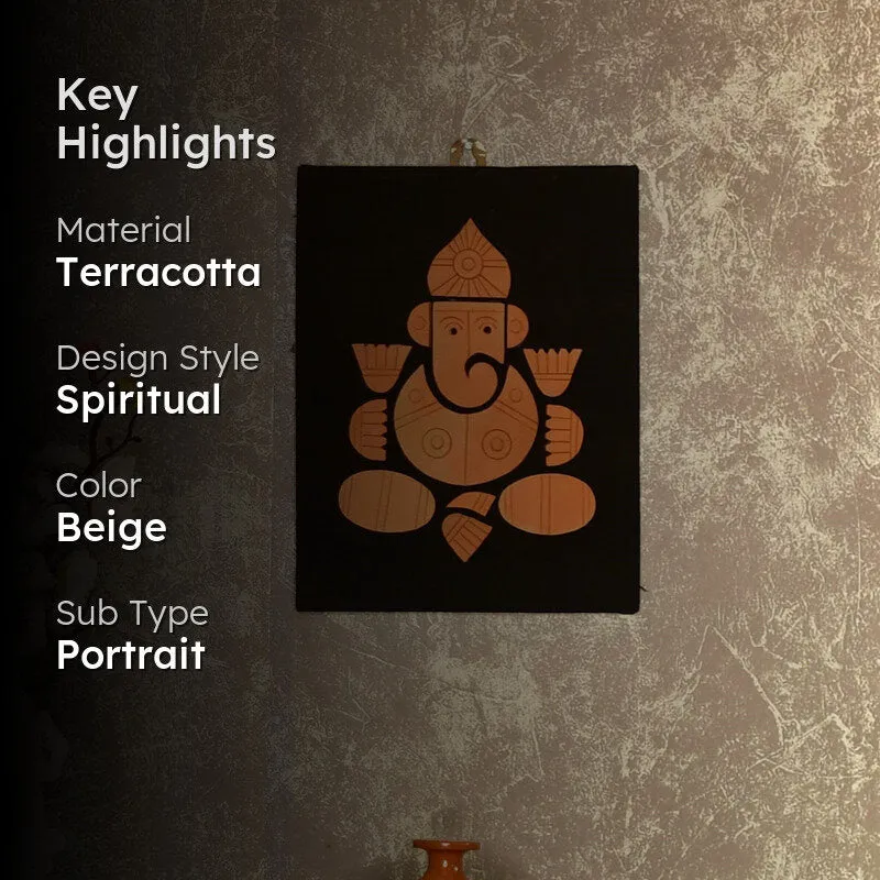 Ekadanta Echo Terracotta Wall Art media 2