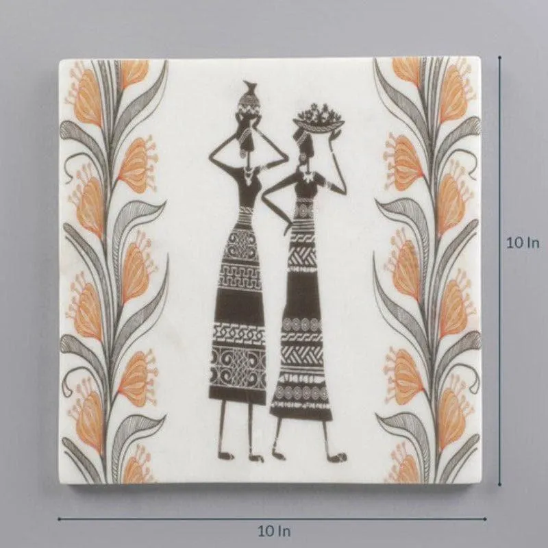 Folklore Printed Marble Wall Accent media 4