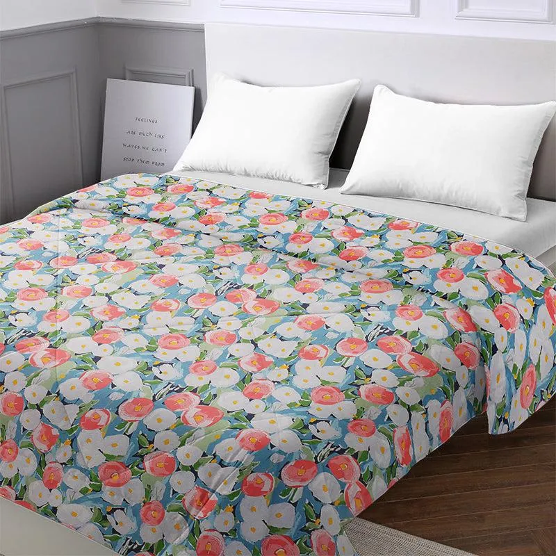 Liam Floral Cotton Comforter - 210 GSM media 1