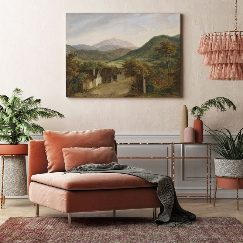 Mountain Homes Wood Wall Art