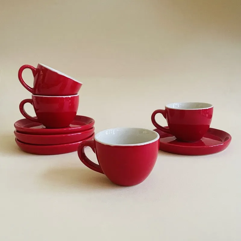 Mystic Brew Cup & Saucer (100 mL Each) - Set of Four - 5