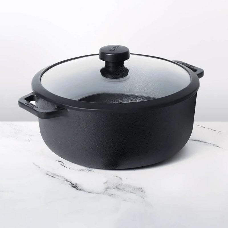 Meyer Cast Iron Cooking Pot with Lid - 5200 mL media 3