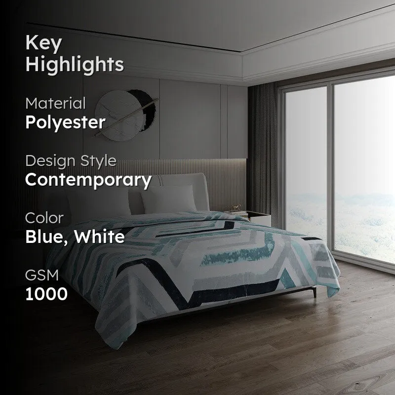 Monte Carlo Ocean Mirage Blanket - 1000 GSM media 2