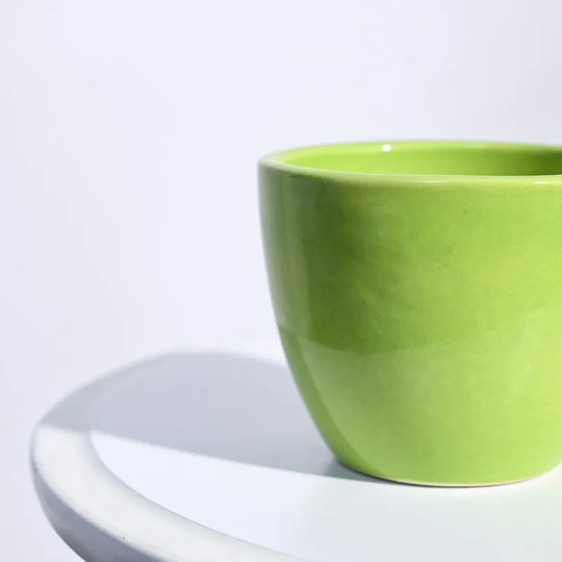 Ugaoo Apple Light Green Ceramic Pot- Small media 4