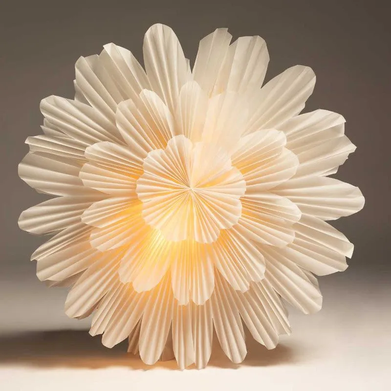 Fig Living Frill Flower Star Flower Festive Light - Christmas Decor Hanging media 3