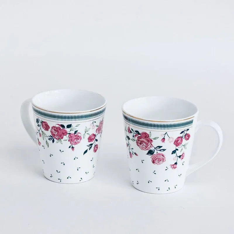 Magique by The Wishing Chair Portrait of Rose Lustre Mugs & Platter With Giftbox - Three Piece Set - 9