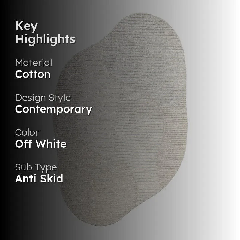 Trezel Cotton Carpet - Off White media 2