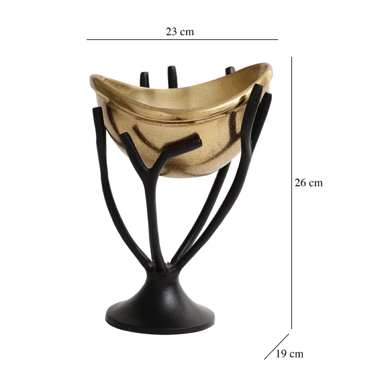 Vine Nest Accent Bowl - Gold media 5