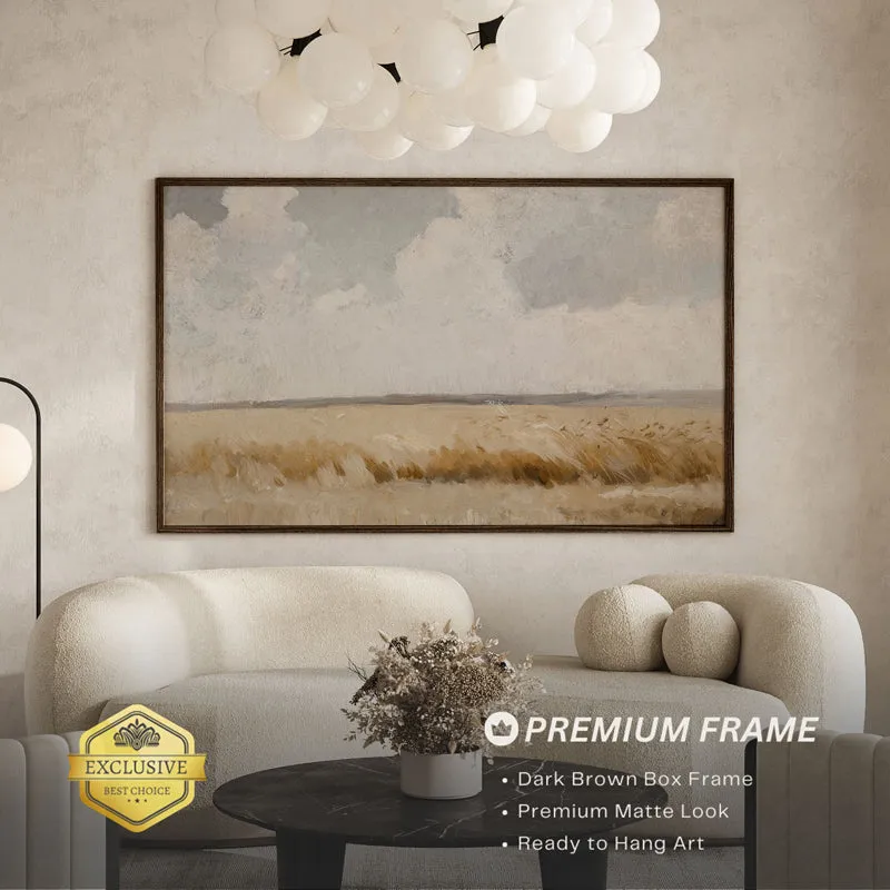 Savannah Meadows Wood Wall Art With Frame - Black media 3