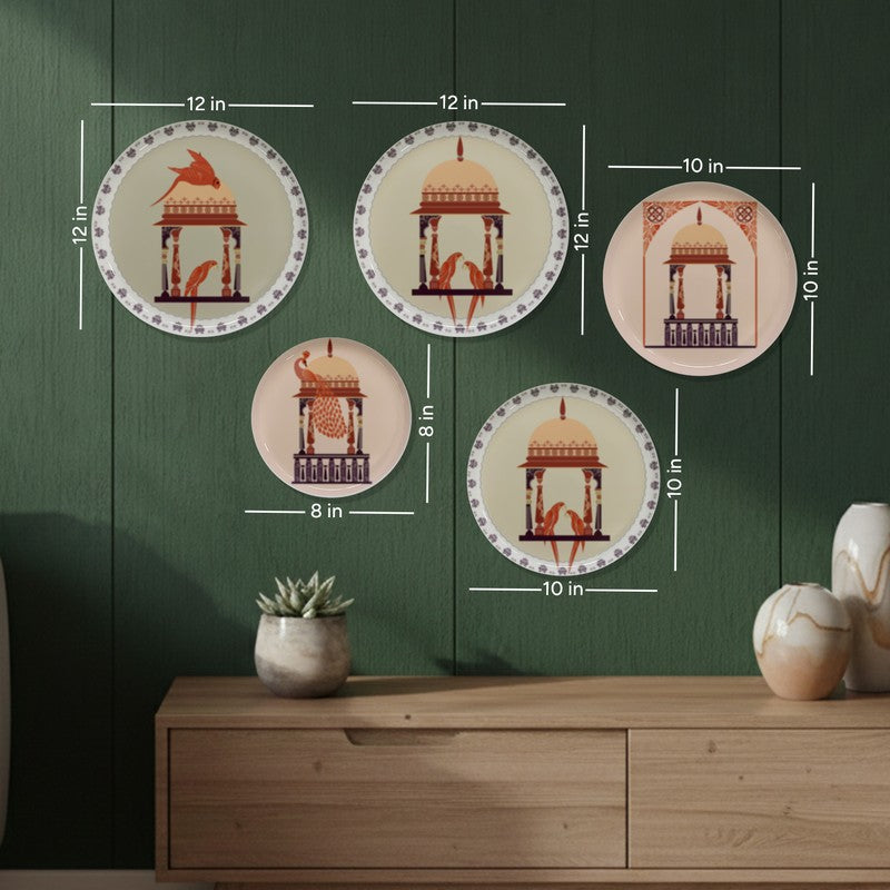 Palace Pavilion Metal Wall Plates - Set Of Five media 12