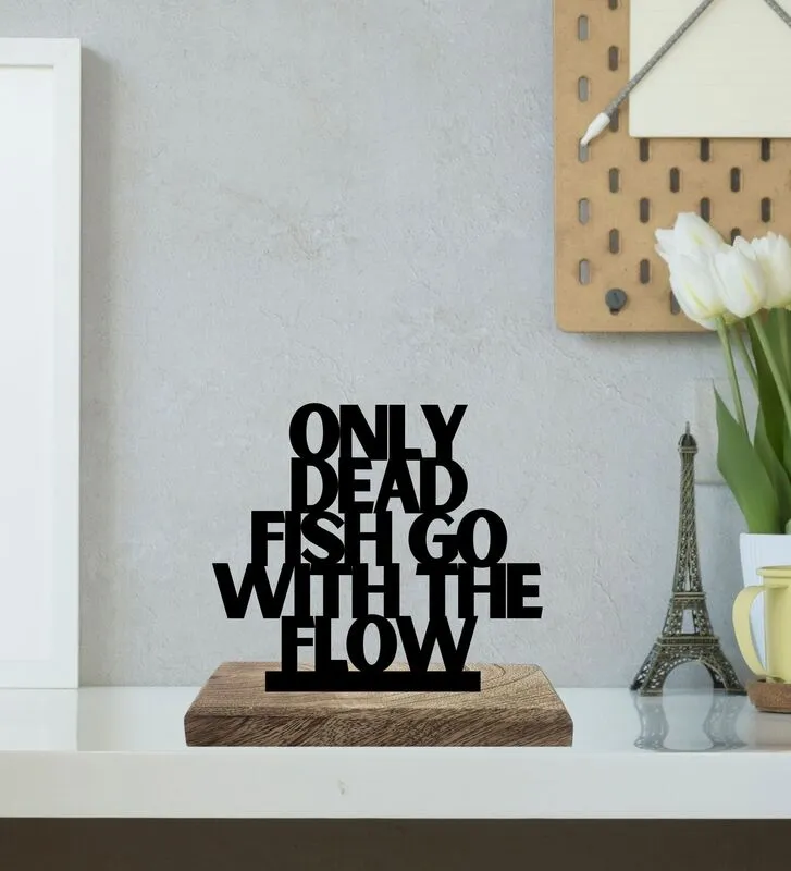 Do Don't Flow Typography Showpiece - Set Of Two media 5