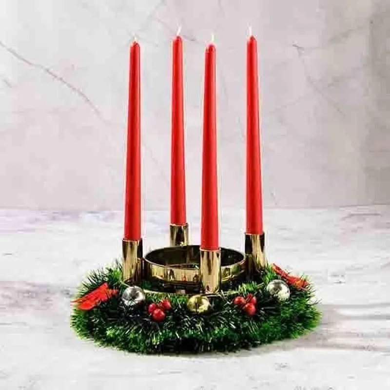 Crimson Glow S0y Wax Candles - Set of Four media 3