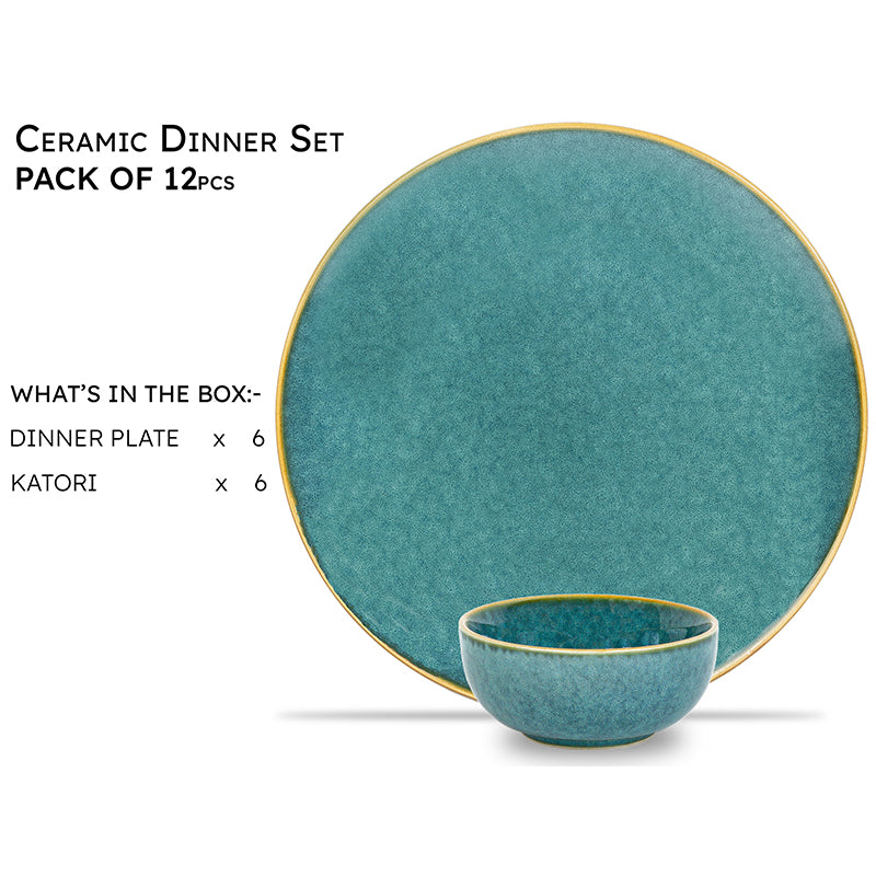 Careina Ceramic Dinner Set - 12 Piece Set media 3