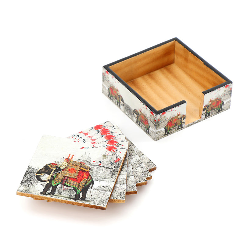 Haathi Royal Coaster - Seven Piece Set media 6