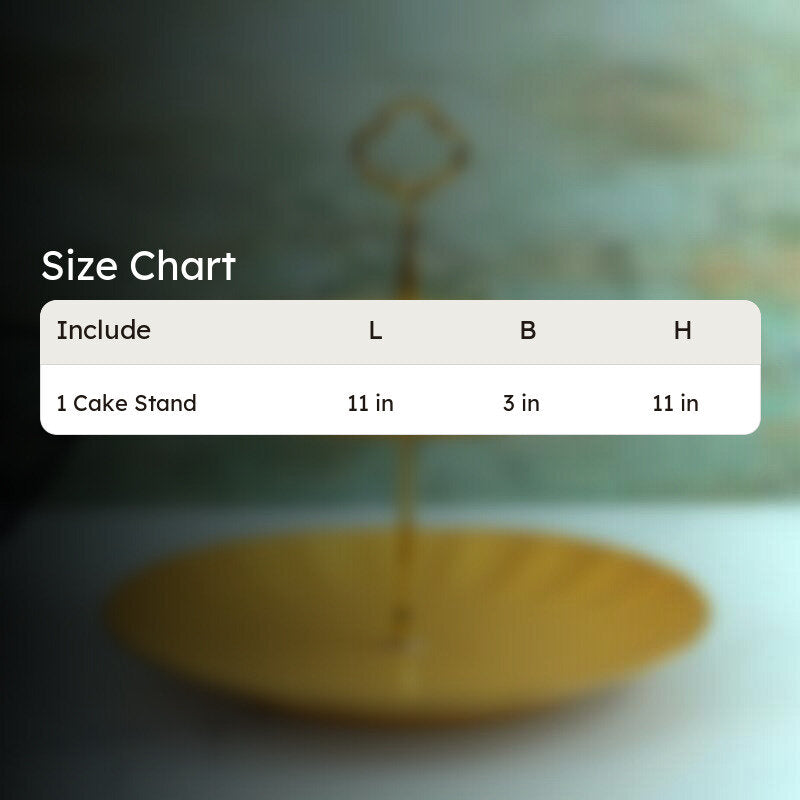 Pisto Cake Stand - Yellow media 5