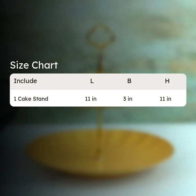 Pisto Cake Stand - Yellow media 5