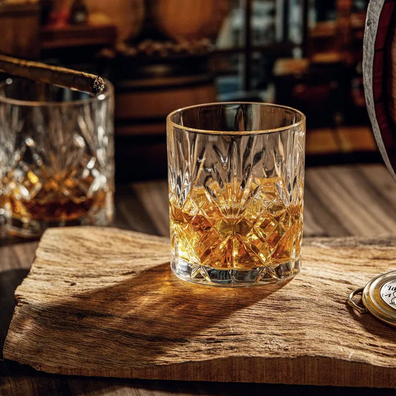 Crystal Swords Whiskey Glasses (337 mL Each) - Set Of Two media 4