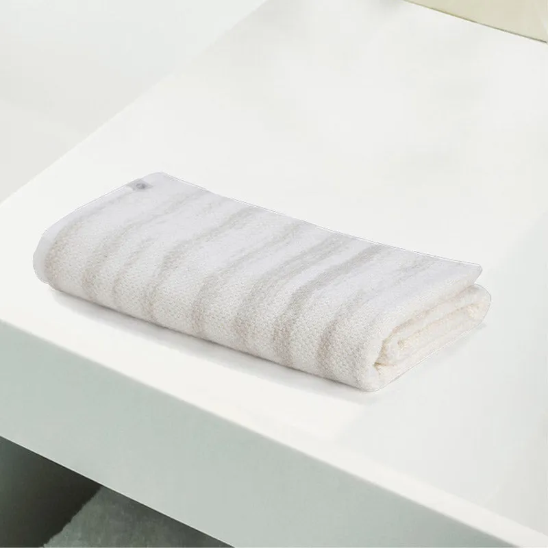 Sunscreen Terry Cotton Bath Towel - White media 1
