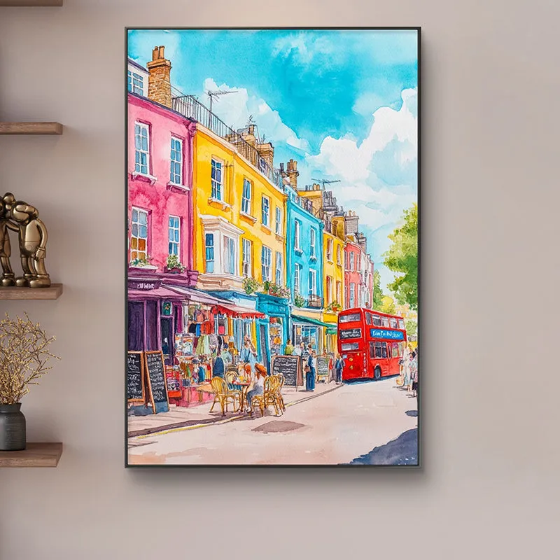 City Of Colours Canvas Wall Painting media 3