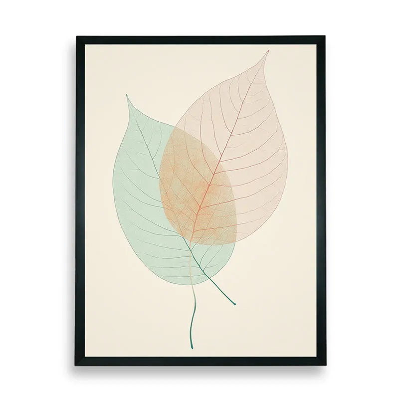 Fragile Leaves Wall Art With Resin Frame media 7