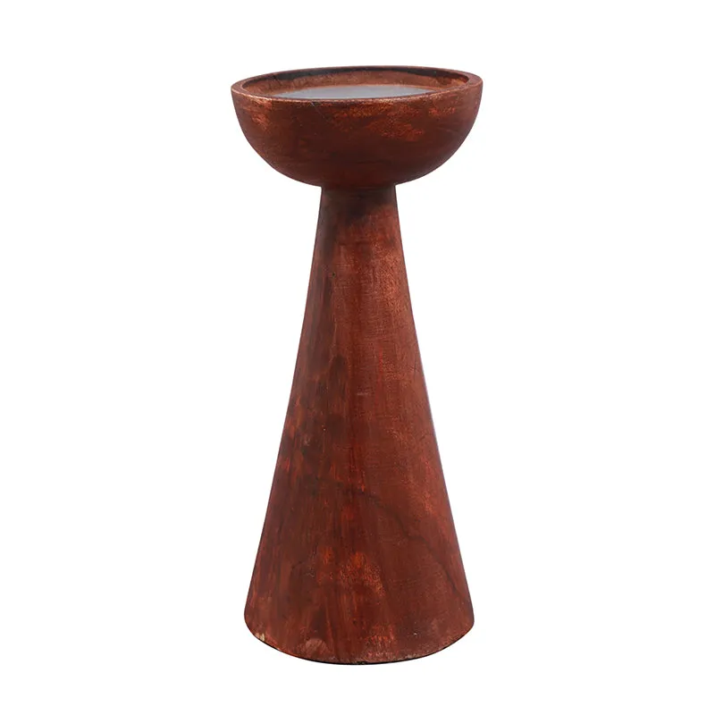 Aurora Wood Candle Holder media 4