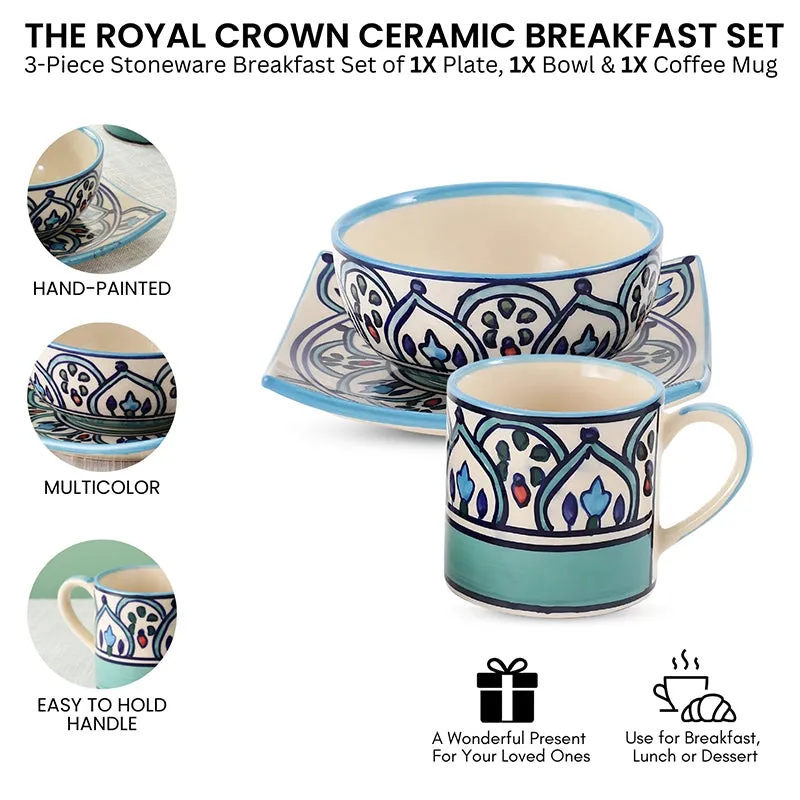 Medina Brew Ceramic Cup Set (350 mL/130 mL) - Three Piece Set media 5