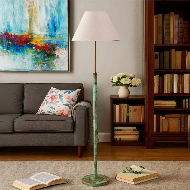 Drift Wooden Floor Lamp - Grey media 4