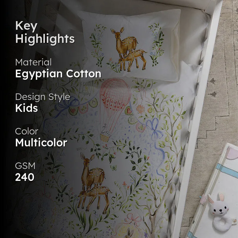 Dreamy Deers Egyptian Cotton Quilt - 200 TC media 2