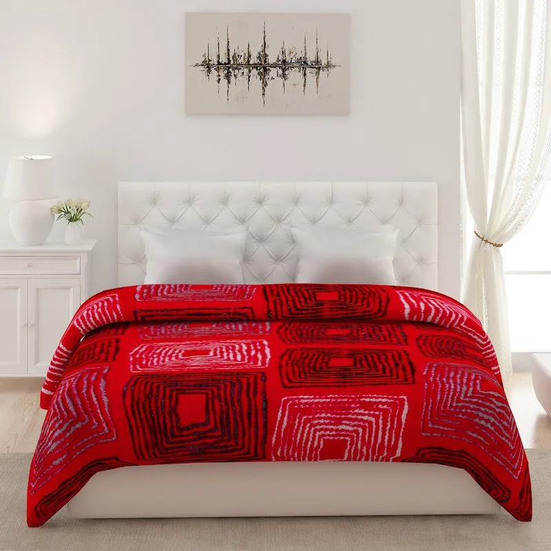 Monte Carlo Crimson Geometry Blanket - 800 GSM media 3