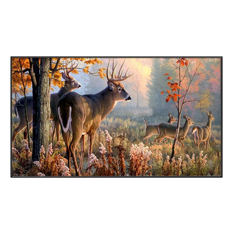 Antler Forest Wall Painting media 4