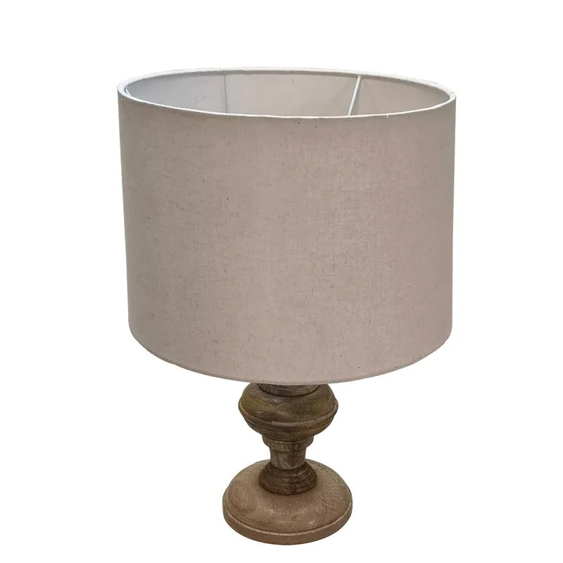 MonoAura Wooden Table Lamp - White media 8
