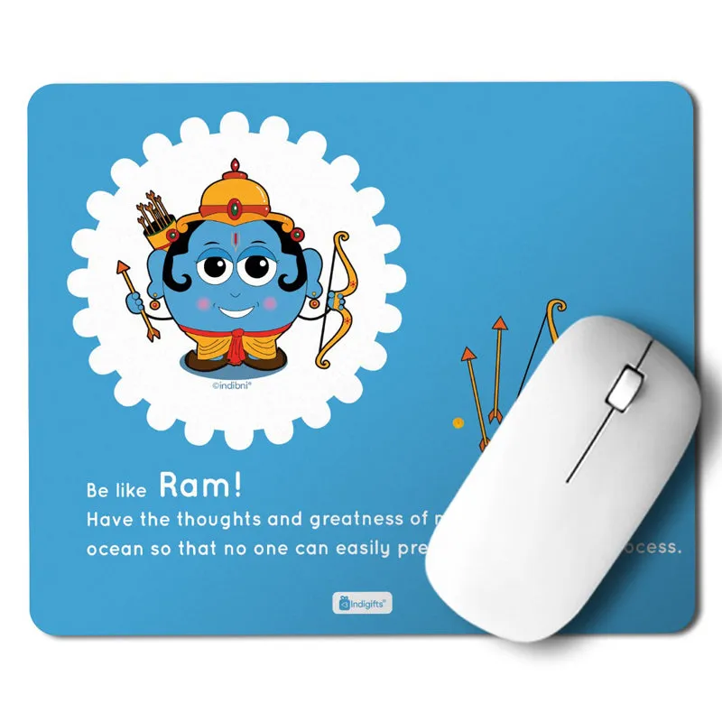 Whimsy Cute Shri Ram Mouse Pad media 5
