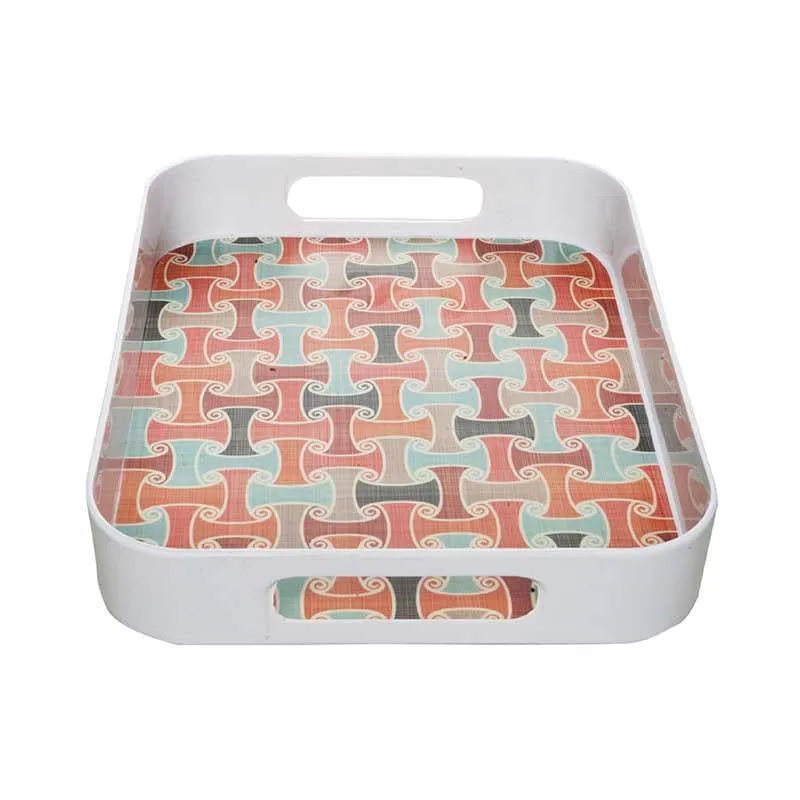Basket Weave Serving Tray media 3