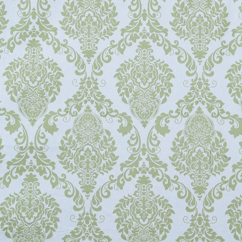 Tameira Jacquered Motif Printed Cushion Cover (Green) - Set Of Two media 4