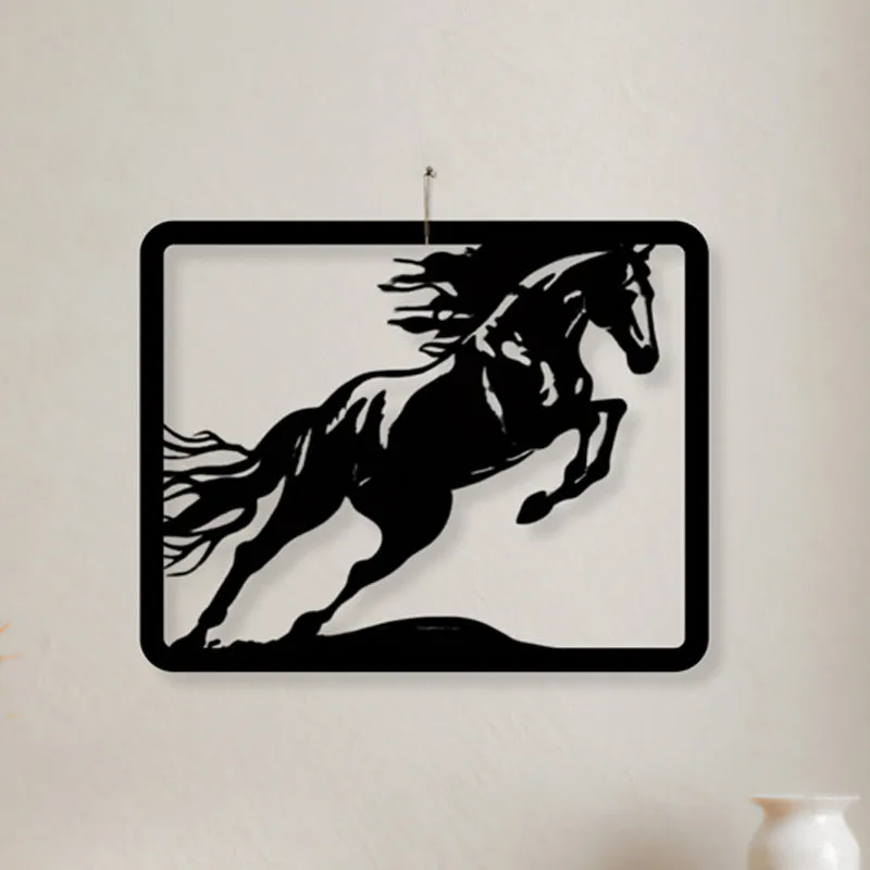 Leaping Pony Iron Wall Accent media 3