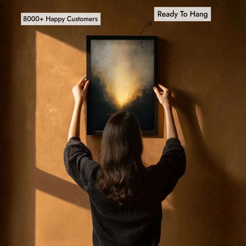 Horizon of Hope Archival Paper Wall Painting With Black Frame media 5
