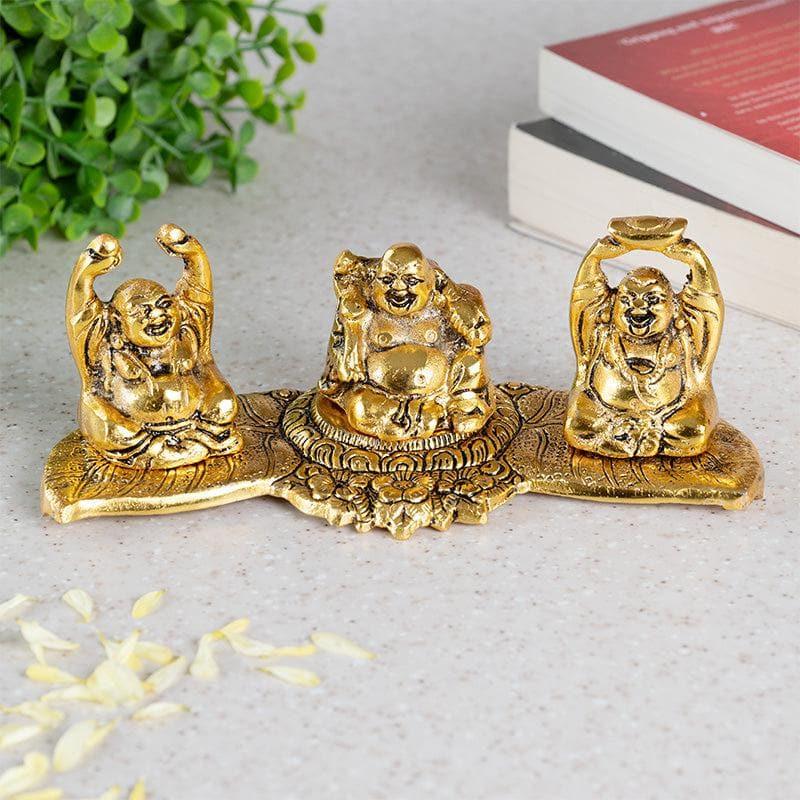 Fengshui Buddha Showpiece - Gold media 3