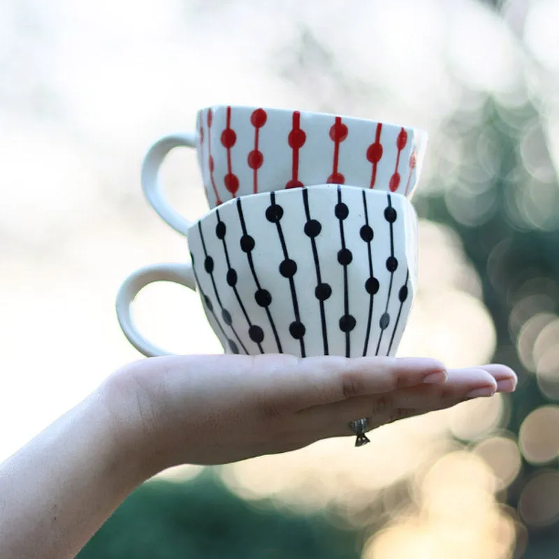 Fileny Ceramic Tea Cup (200 mL Each) - Set of Two media 3