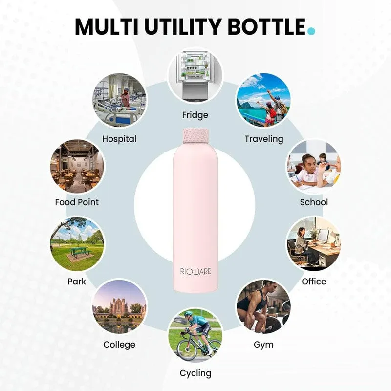 Rioware HydraLoop Water Bottle (Pink) - 750 mL media 7