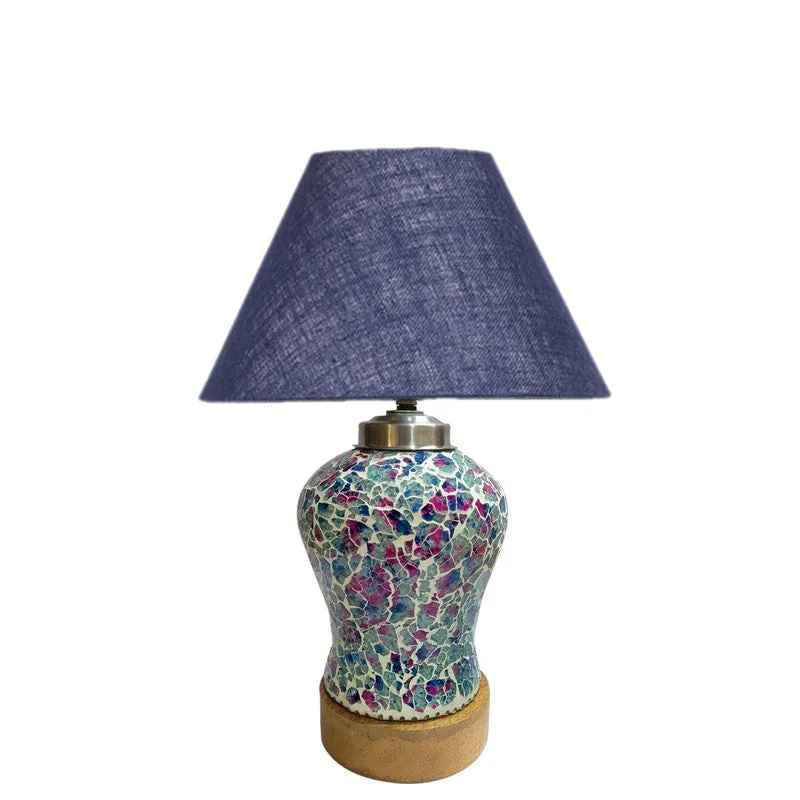 Lunira Wooden Table Lamp - Multicolor media 4