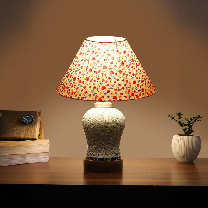 Nivora Fleura Arbor Wooden Table Lamp - Multicolor