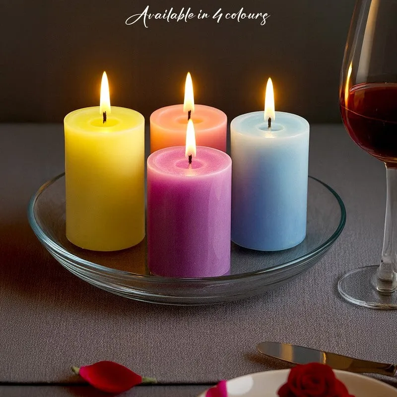EternaGlow Handcrafted Luxury Candle (Pink) - Set Of Three media 9
