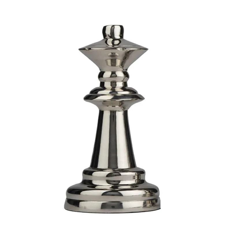 Chess Charm Queen Showpiece - Silver media 4