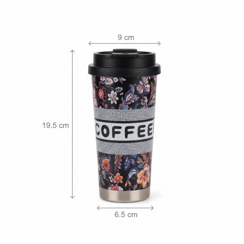 Moonlit Floral Coffee Tumbler media 7
