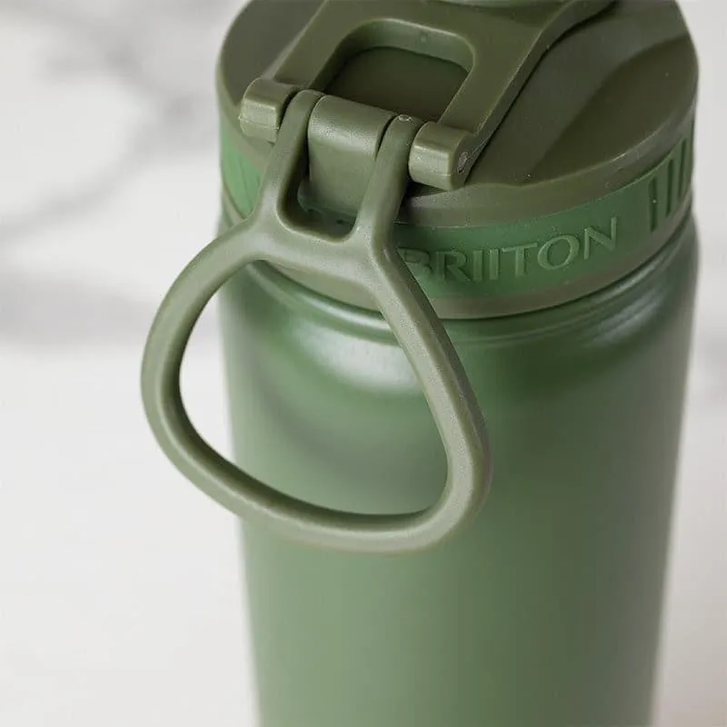 Quench Chic Hot & Cold Thermos Water Bottle (Dark Green) - 750 mL media 5