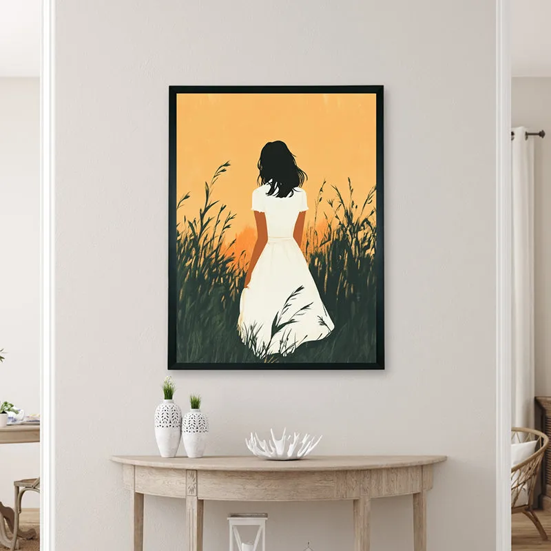 Bliss Of Solitude Wall Canvas Art With Resin Frame media 4