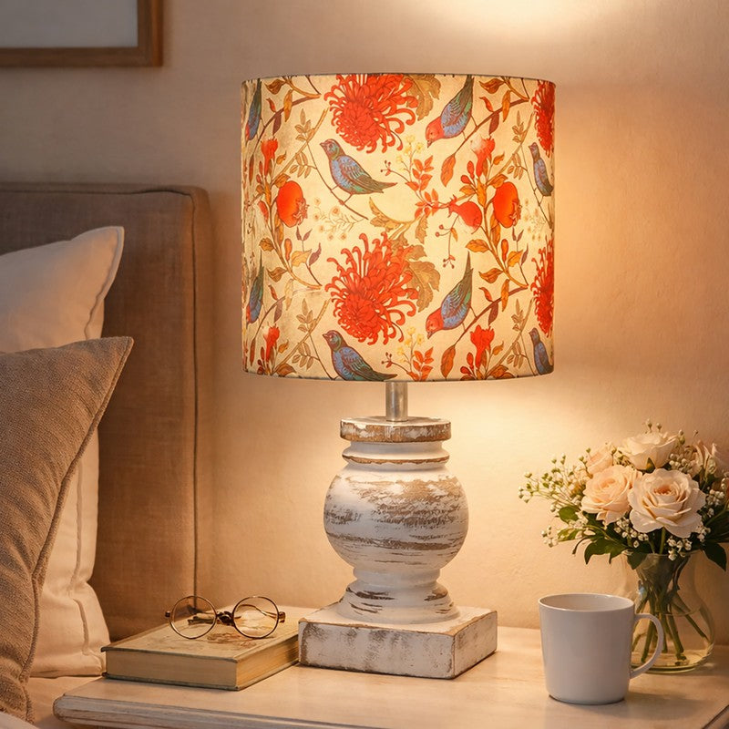 BirdFusion Wooden Table Lamp