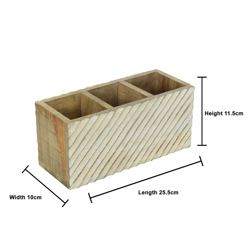 Stripo Wooden Cutlery Holder media 5